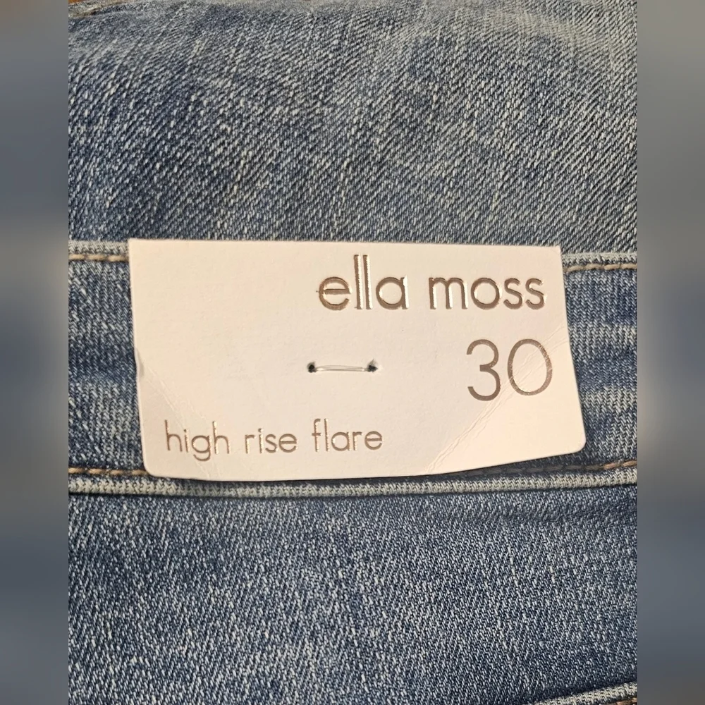 Ella Moss By Anthropologie High-Rise Flare Jean Sierra Size 30